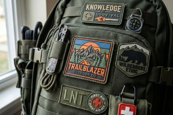 Durable PVC patches for outdoor gear